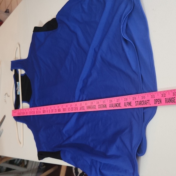 Magellan Tank Top Womens Size XL Fishing Blue Black Racer Mag Chill New - Picture 3 of 8